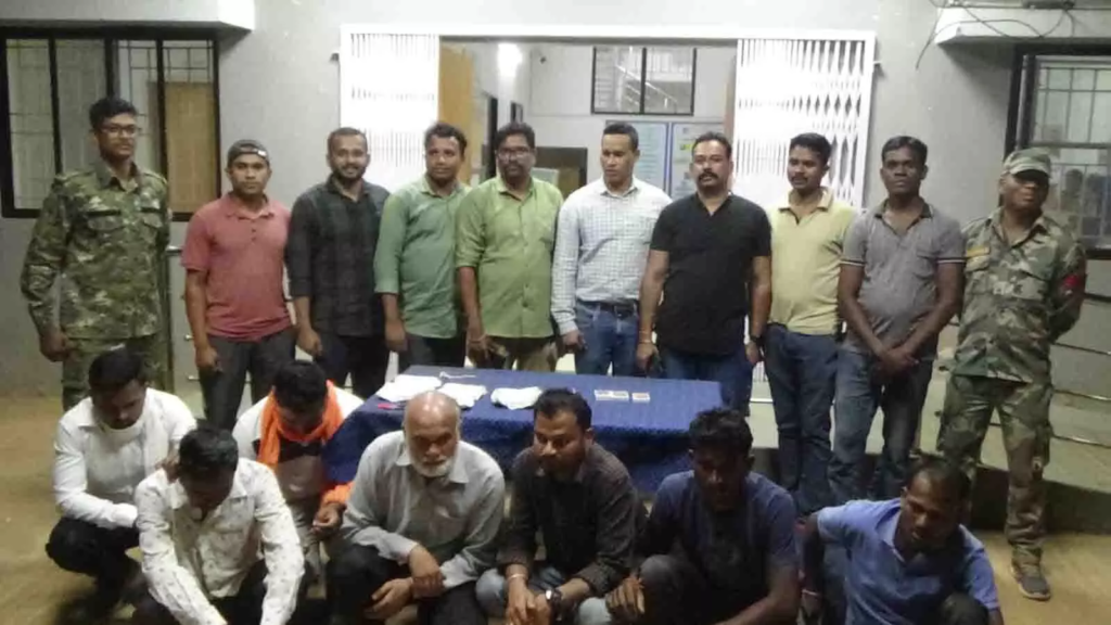 कोंडागांव में लाखों का जुआ फड़ लगाने वाले 7 जुआरी गिरफ्तार
